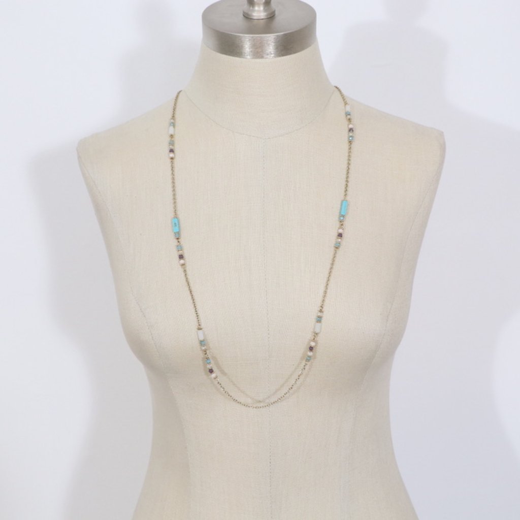 Spring Street Semi-Precious Stone Necklace